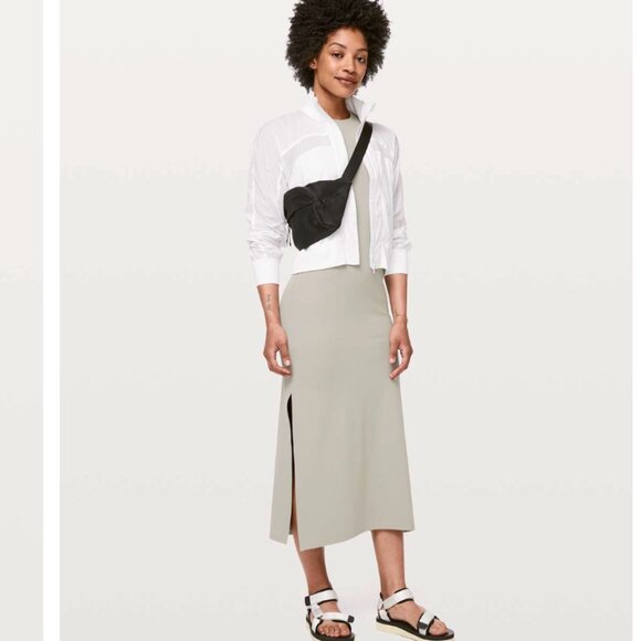 Lululemon Get Going Dress Riverstone Size 6 - Picture 6 of 9